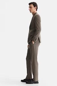 Regular-Fit Single-Breasted Jacket