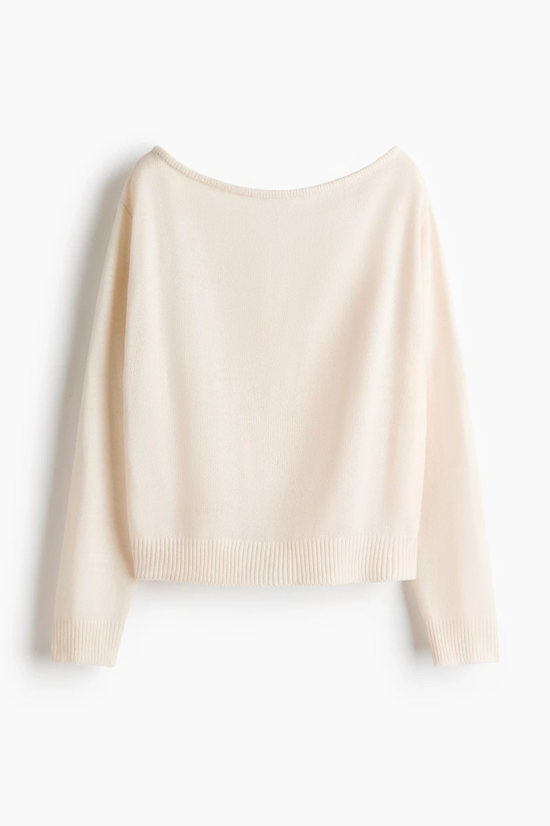 Off-the-Shoulder Sweater