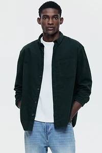 Regular-Fit Corduroy Shirt