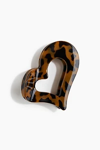 Heart-Shaped Hair Claw