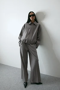 Bomber Jacket with Collar