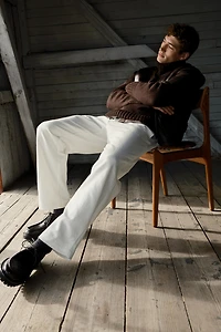 Relaxed Fit Twill Pants