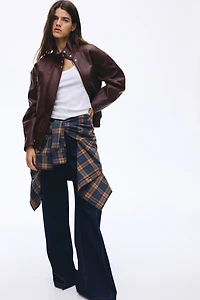 Oversized Coated Jacket