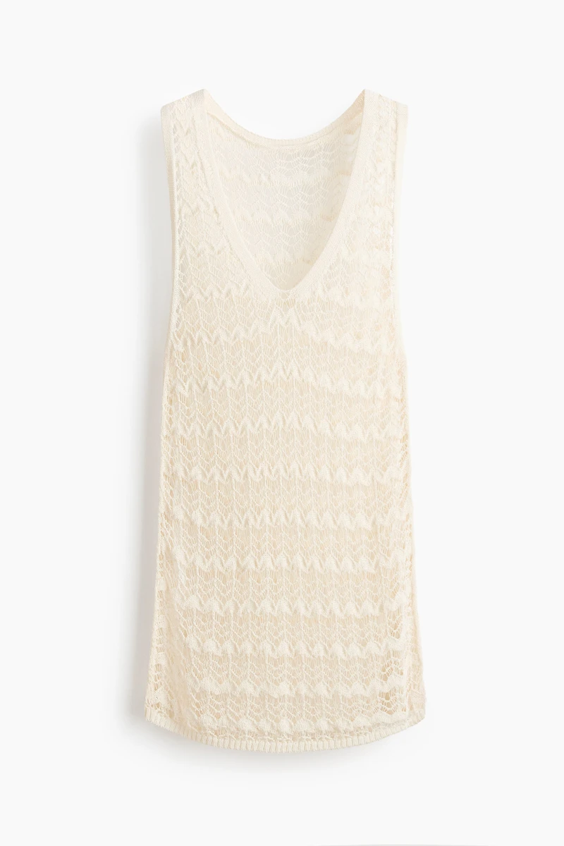 Crochet-Look Beach Dress