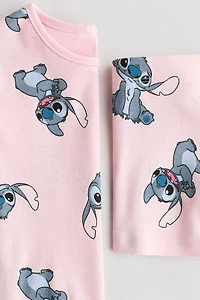Snug Fit Printed Jersey Pajamas