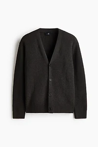 Relaxed Fit Patent-knit chenille cardigan