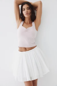 Gathered Sleeveless Top