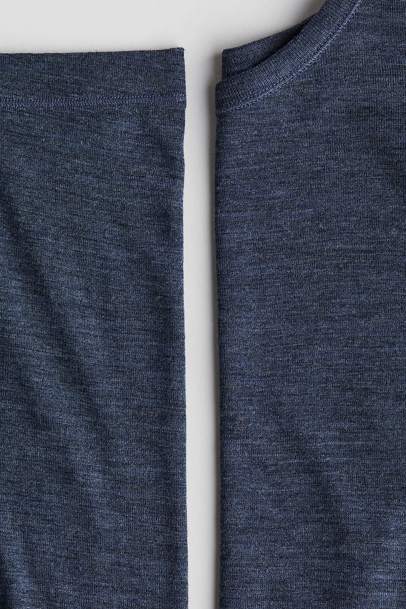 Ensemble 2 pièces de base en jersey laine