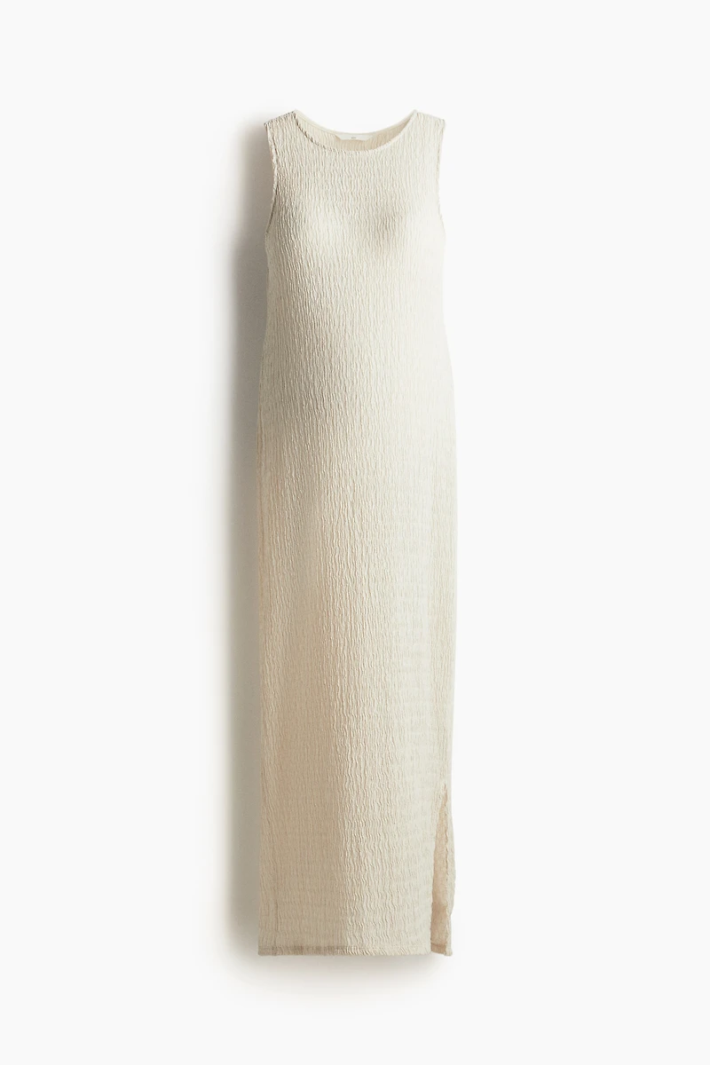MAMA Textured Jersey Dress