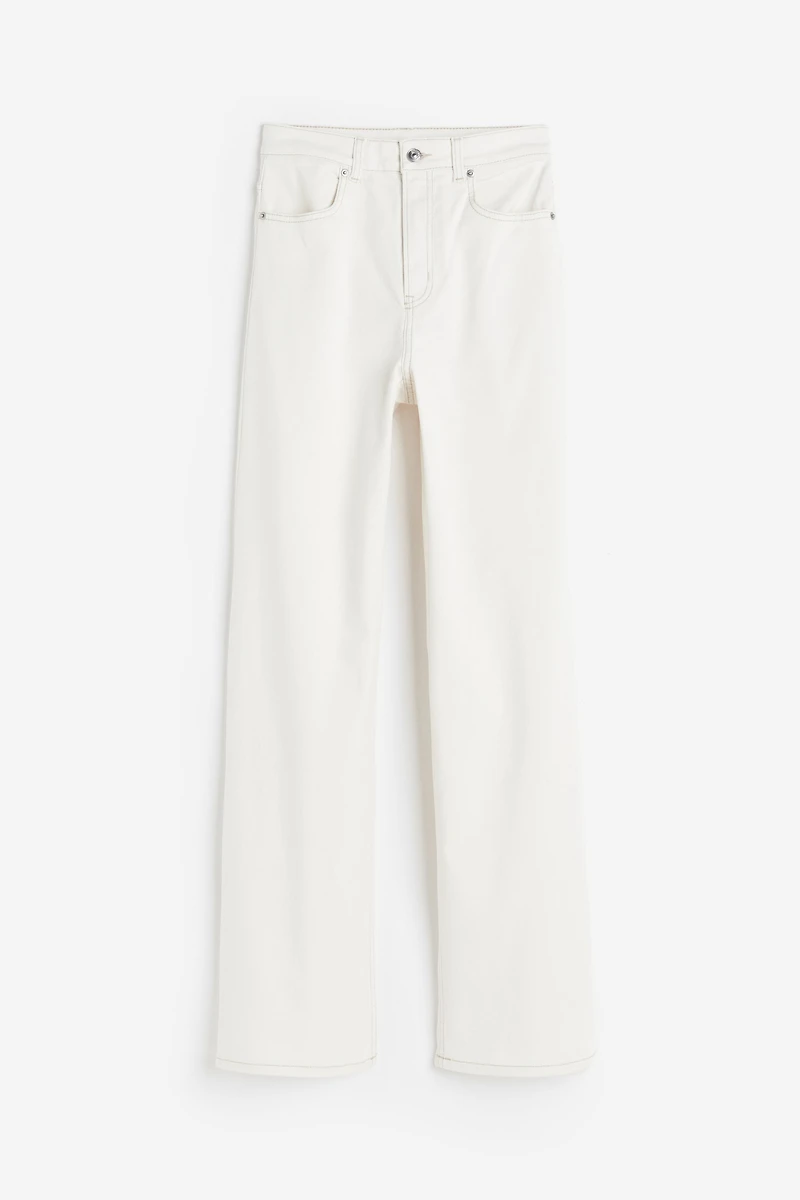 Pantalon ample en sergé