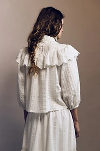 Blouse à volants