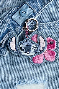 Appliquéd Denim Shorts
