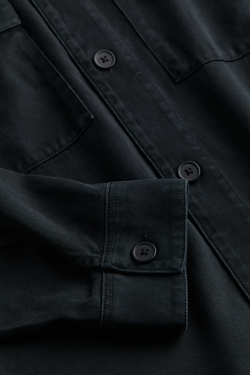 Regular Fit Lyocell Overshirt
