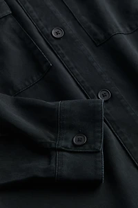 Regular Fit Lyocell Overshirt