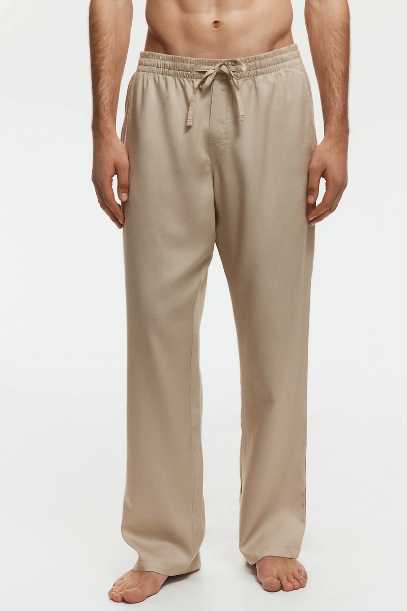 Relaxed-Fit Lyocell Pants