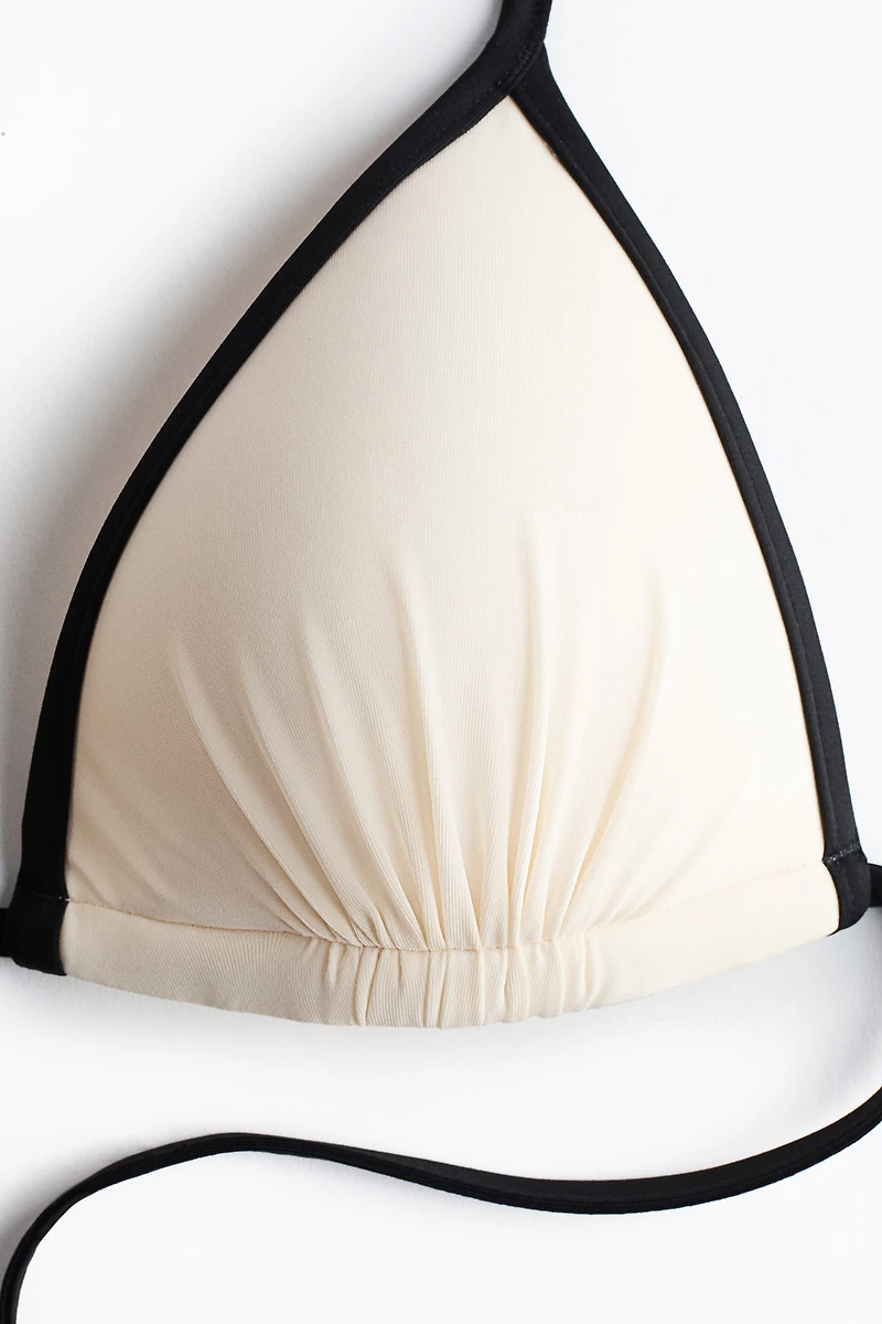 Push-Up Triangle Bikini Top