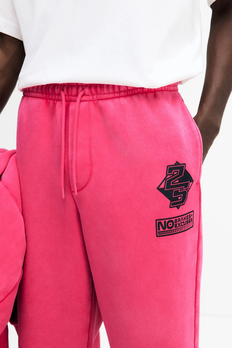 Relaxed-Fit Print-Motif Sweatpants