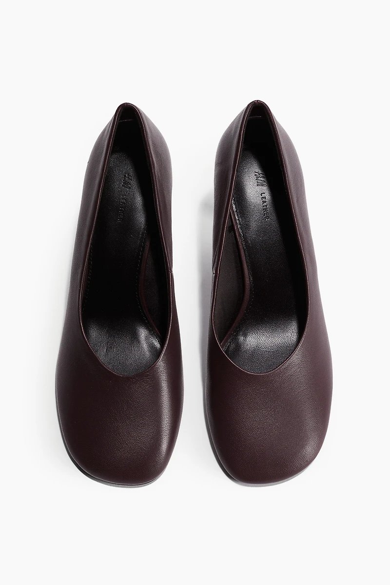 Escarpins en cuir