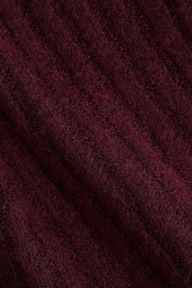 Robe en tricot côtelé