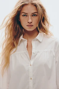 Robe chemisier en popeline