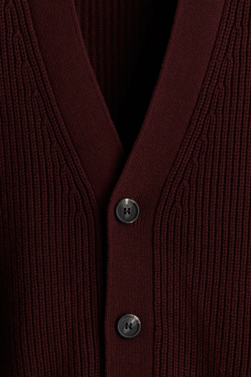 Loose-Fit Boxy Cardigan