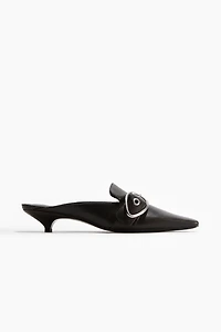 Kitten-Heeled Mules