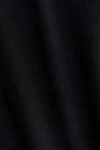 Cap-Sleeved Fine-Knit Top