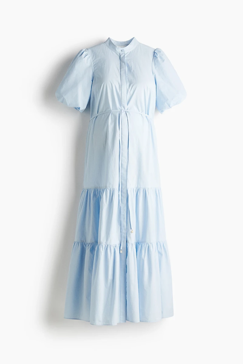 MAMA Tiered Cotton Dress