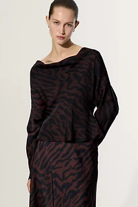 Cowl-Neck Top