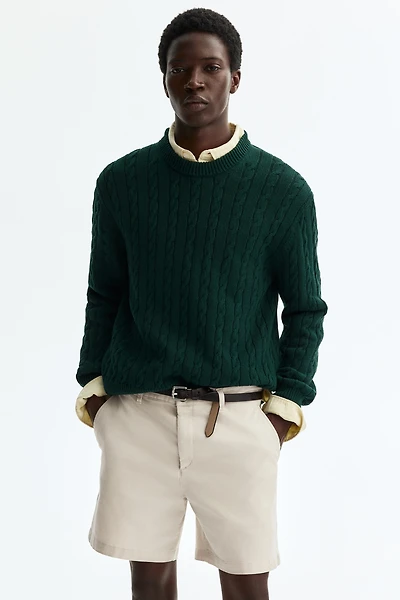 Regular-Fit Cotton Chino Shorts