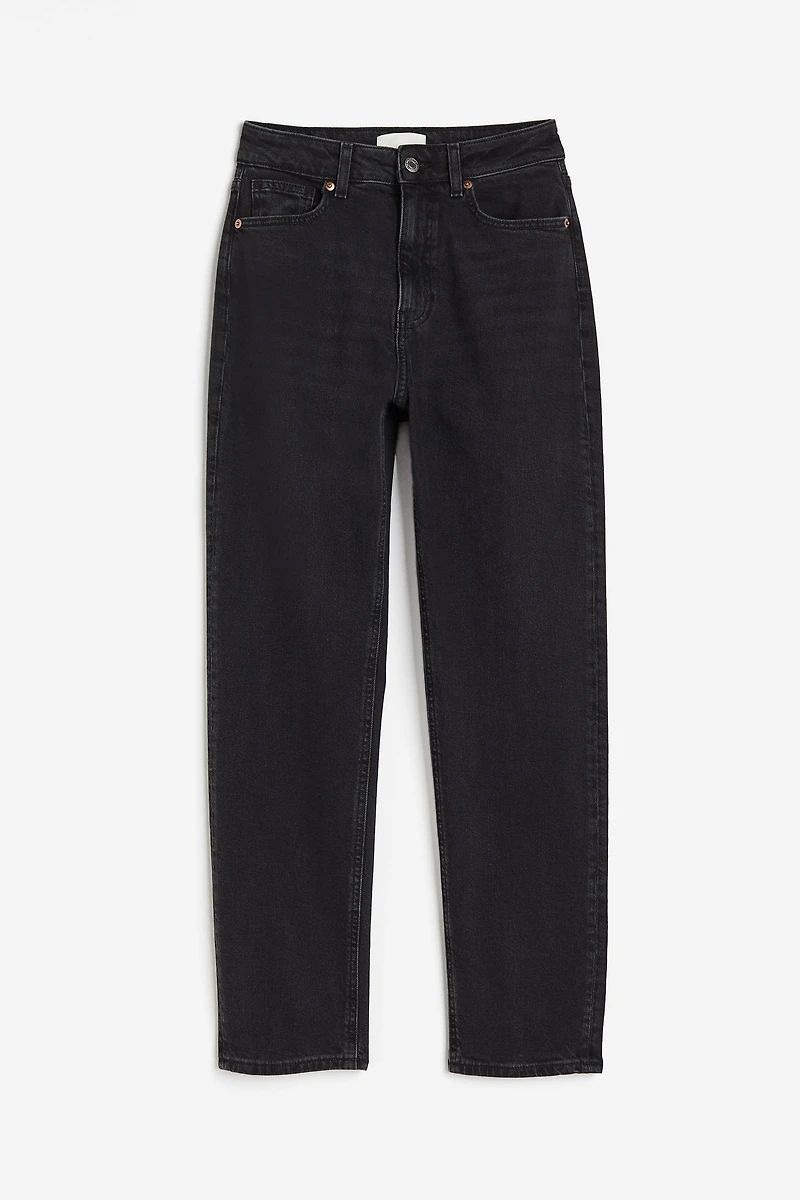 High Rise Slim Leg Mom Jeans