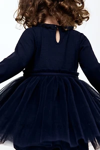 Dress with Tulle Skirt