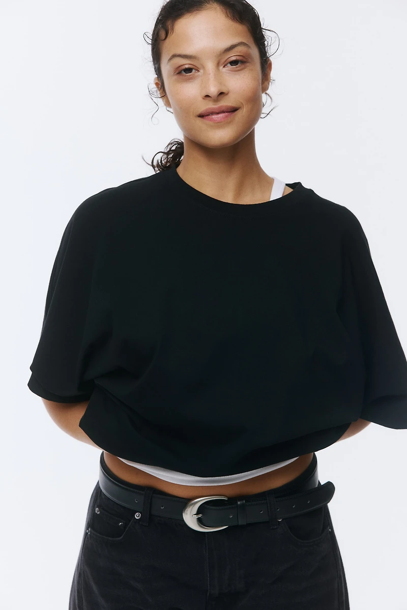 Batwing-Sleeved T-Shirt