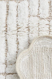 Tapis de bain en coton bouclé