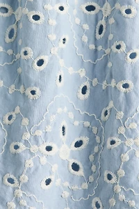 Eyelet-Embroidered Cotton Dress