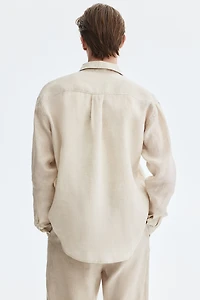 Relaxed-Fit Linen Shirt