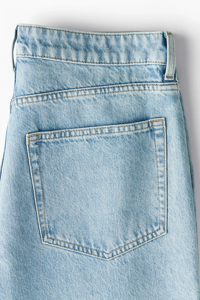 Jean Flottant Taille Basse Jambes Amples