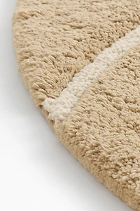 Basketball-Shaped Rug