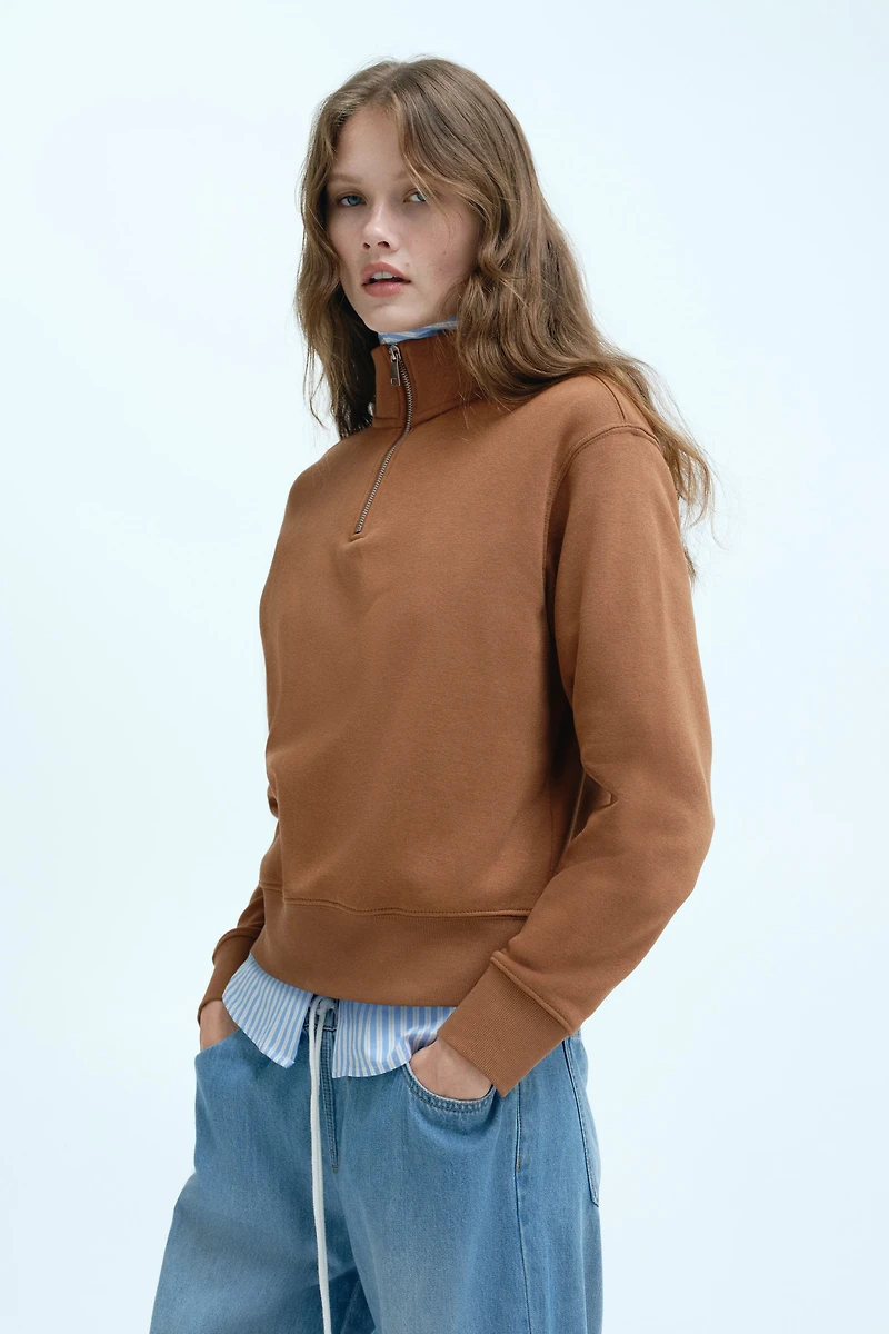 Half-Zip Sweatshirt