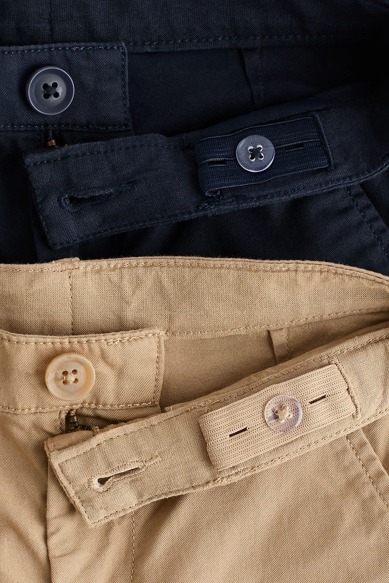 2-Pack Cotton Twill Chinos