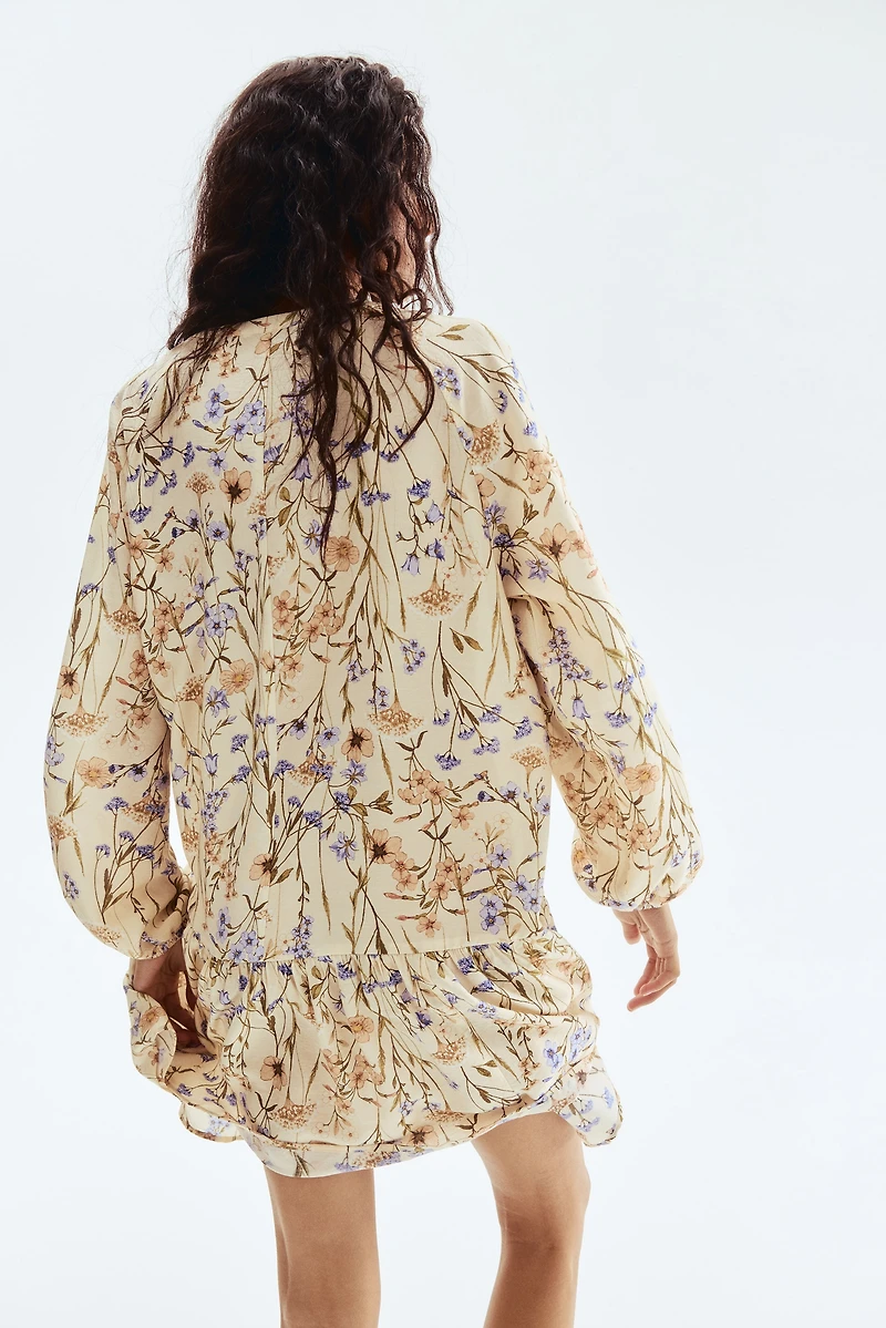 Button-Front Tunic Dress