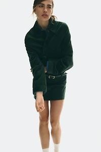 Veste en velours de coton côtelé