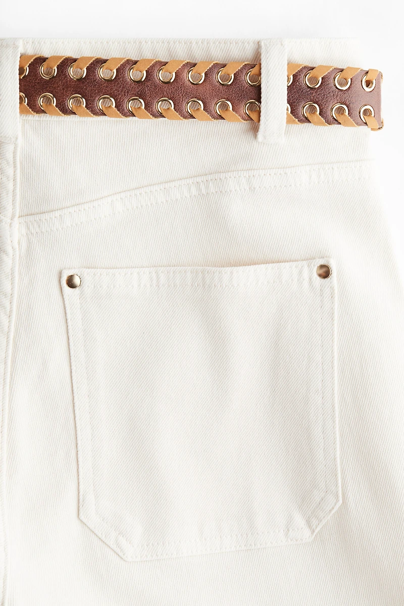 Jean évasé taille haute