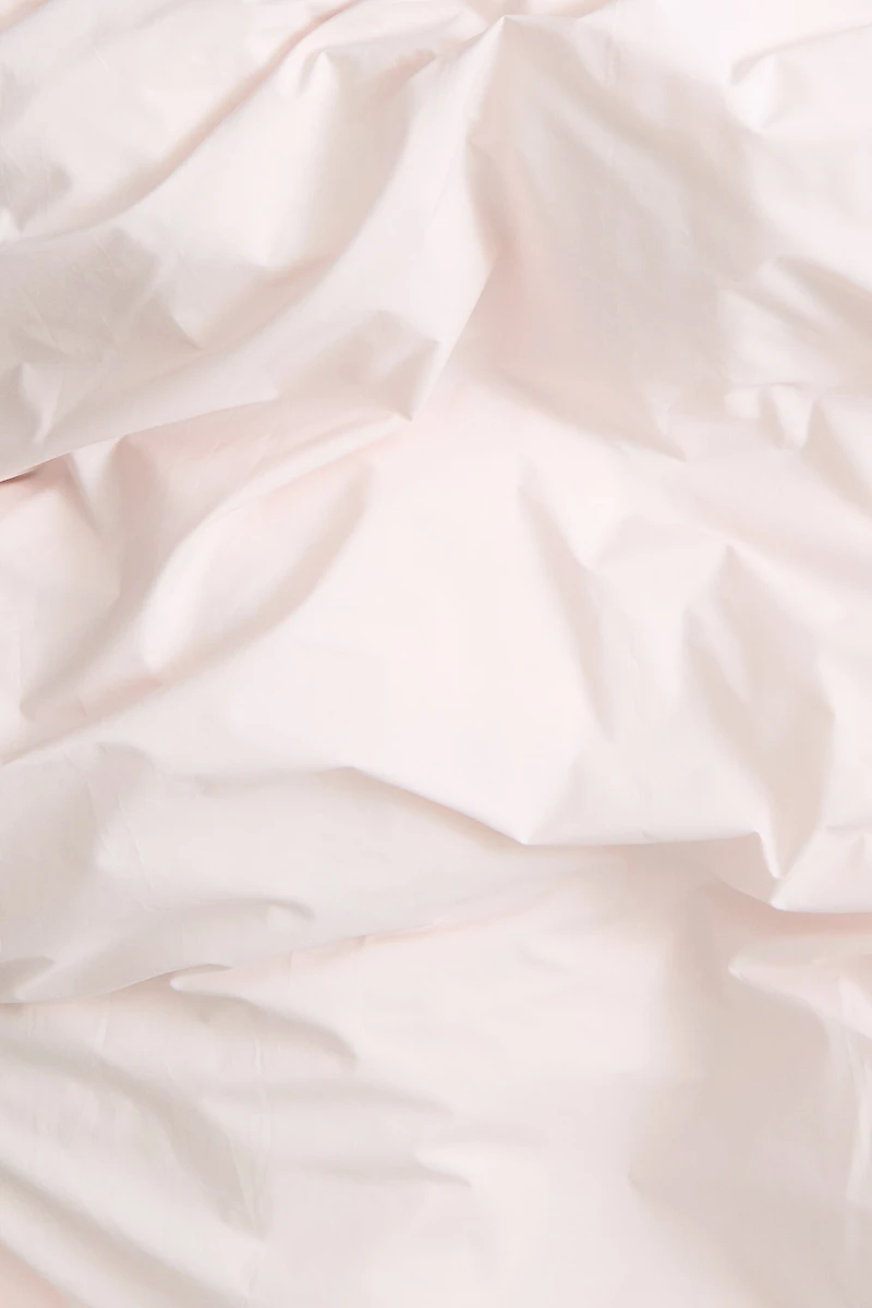 King/Queen Cotton Percale Duvet Cover Set