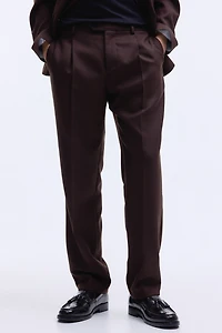 Regular-Fit Wool-Blend Suit Pants