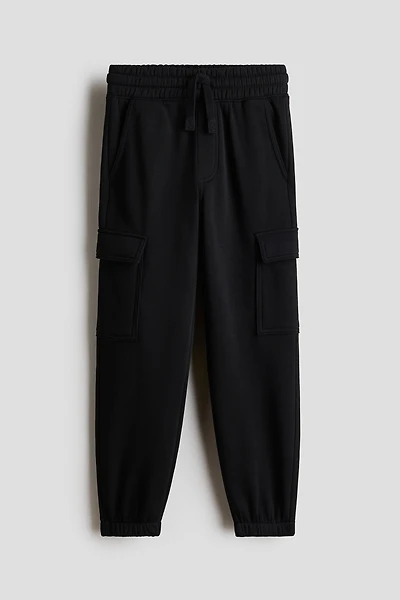 Brushed-Inside Cargo Joggers