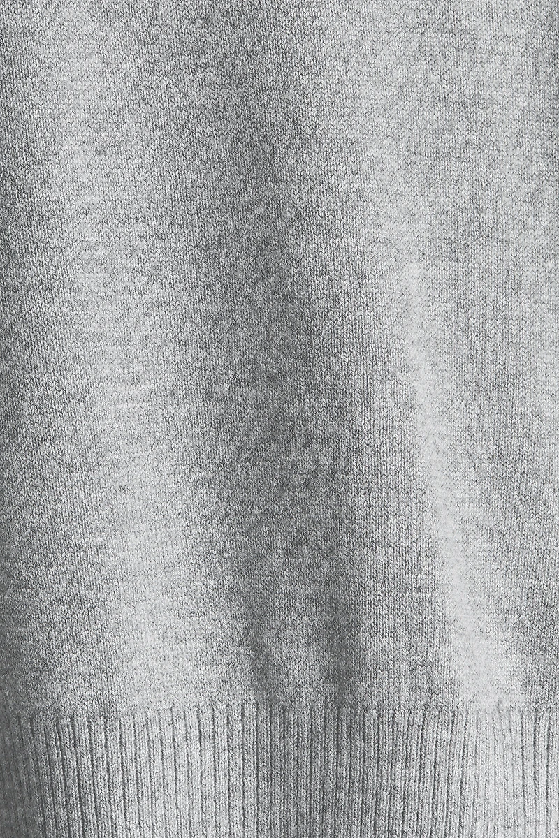 Fine-Knit Turtleneck Top