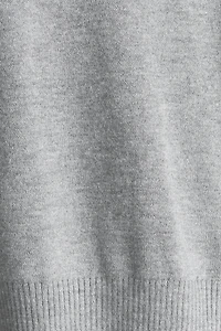 Fine-Knit Turtleneck Top