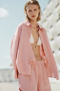 Chemise en lyocell mélangé