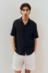 Regular-Fit Linen Resort Shirt